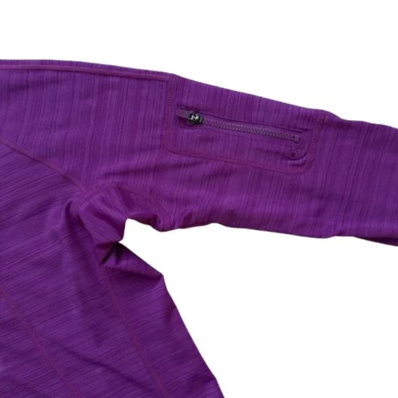 Athleta Pacifica UPF Rash Guard Fuchsia Swim Activewear XS - Picture 3 of 4